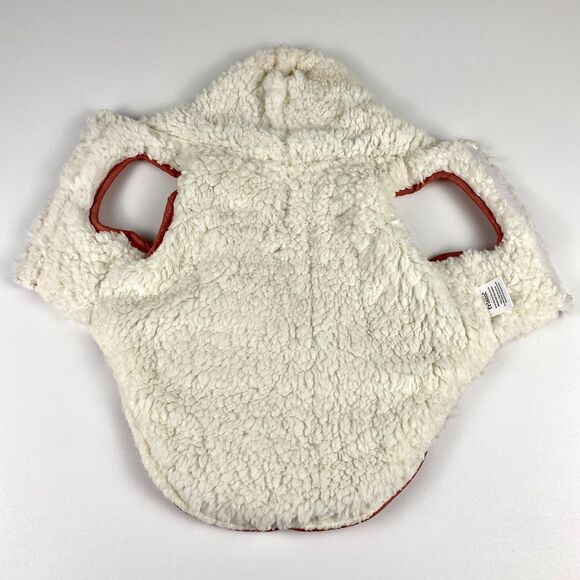 Frisco Heavyweight Polka Dotted Insulated Dog & Cat Parka Rose Gold Medium - Picture 5 of 8